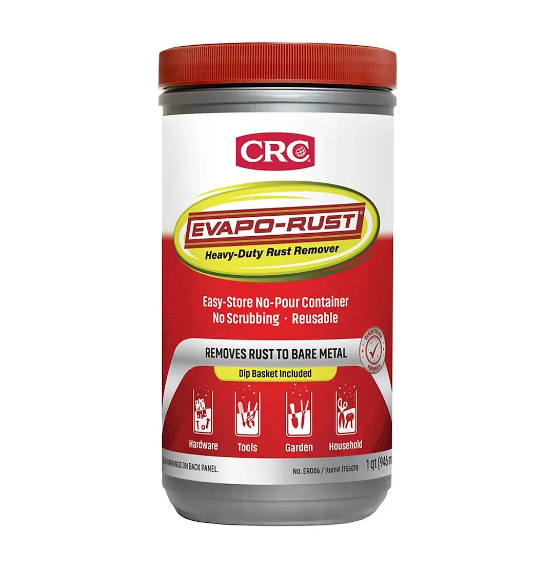 ER006 – CRC Rust Dissolver, Used To Restore Rusted Antiques/ Camping Gear/ Hardware/ Tools/ Cast Iron/ Gardening Tool...